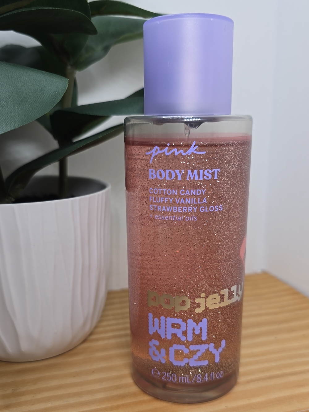PINK Victoria's Secret Warm & Cozy Pop Jelly Spray Perfume 8.4 Oz